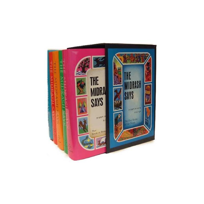 The Midrash Says Full Set with Slipcase | Books | Judaica