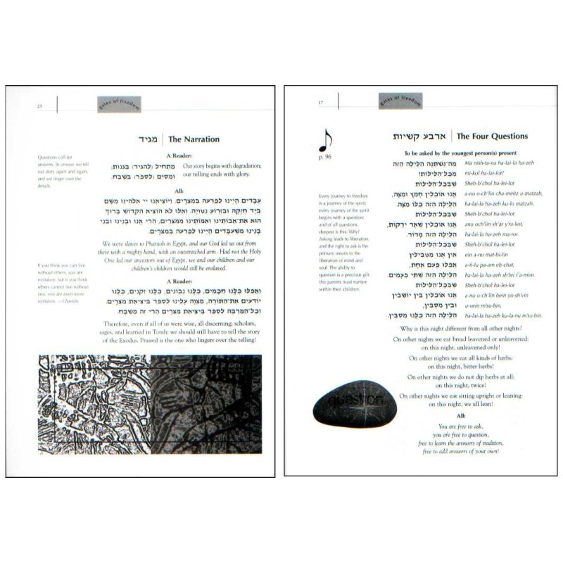 Gates of Freedom Haggadah | Passover | Judaica