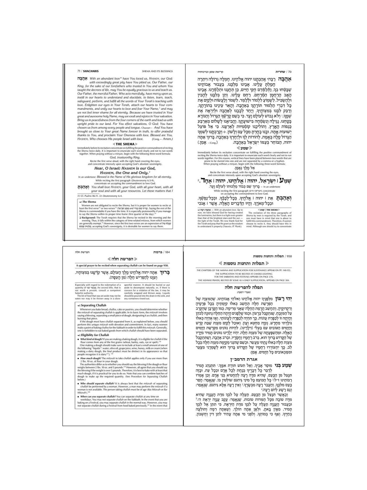 Ohel Sarah Hebrew/English Women's Siddur - Royal B | Books | Judaica