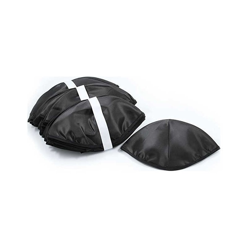 Unlined Rayon Shul Kippahs - Black/Gross | Kippahs | Judaica