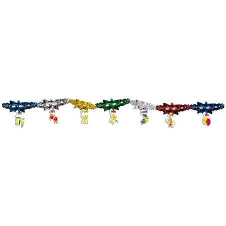 Seven Species Garland Sukkah Decoration | Sukkot | Judaica