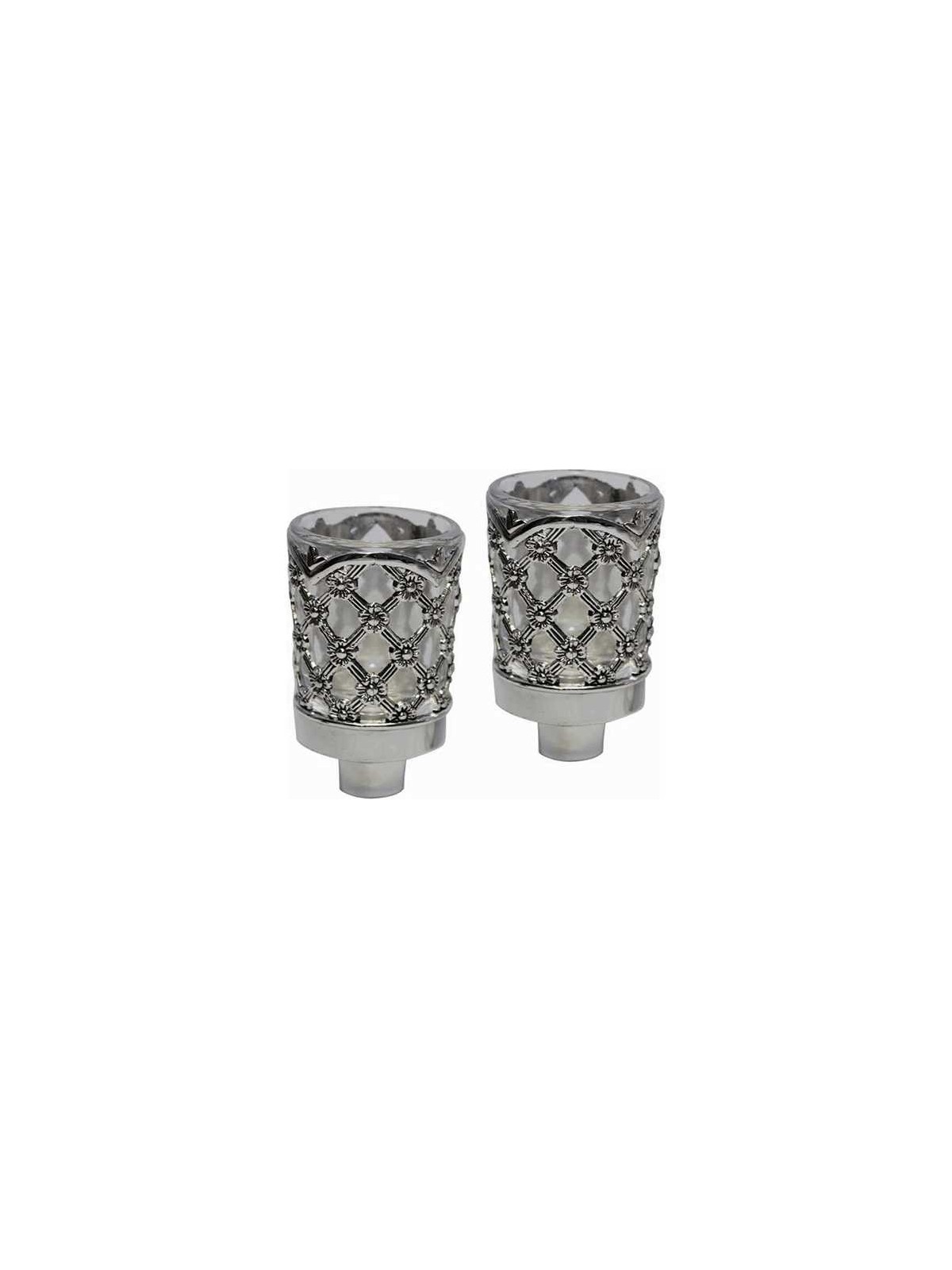 Neronim Daisy Glass Candle Holders | Artists and Designers | Judaica