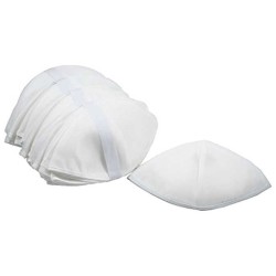 Unlined Rayon Shul Kippahs - White/Gross | Kippahs | Judaica