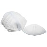 Unlined Rayon Shul Kippahs - White/Gross | Kippahs | Judaica