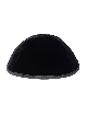 Black 4 Part Velvet Kippah - Size 6 | Kippahs | Judaica