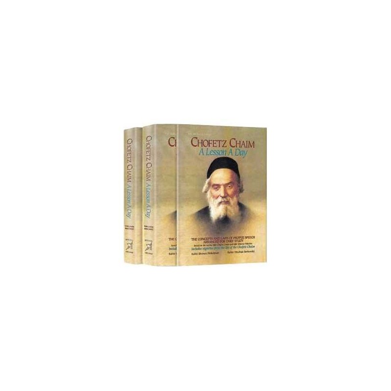 Chofetz Chaim: A Lesson A Day (2 Volume Set) | Books | Judaica