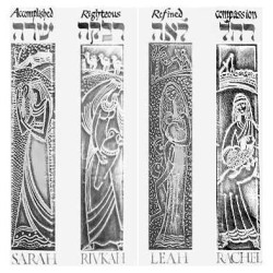 Biblical Women Framed Metallic Art Print | Art | Judaica