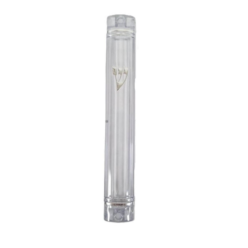 Clear Lucite Mezuzah Case | Mezuzahs | Judaica