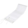 Tashbetz Traditional White with White Stripes Wool | Tallit/Tallis | J