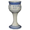Blue Gloss Ceramic Elijah's Cup | Passover | Judaica