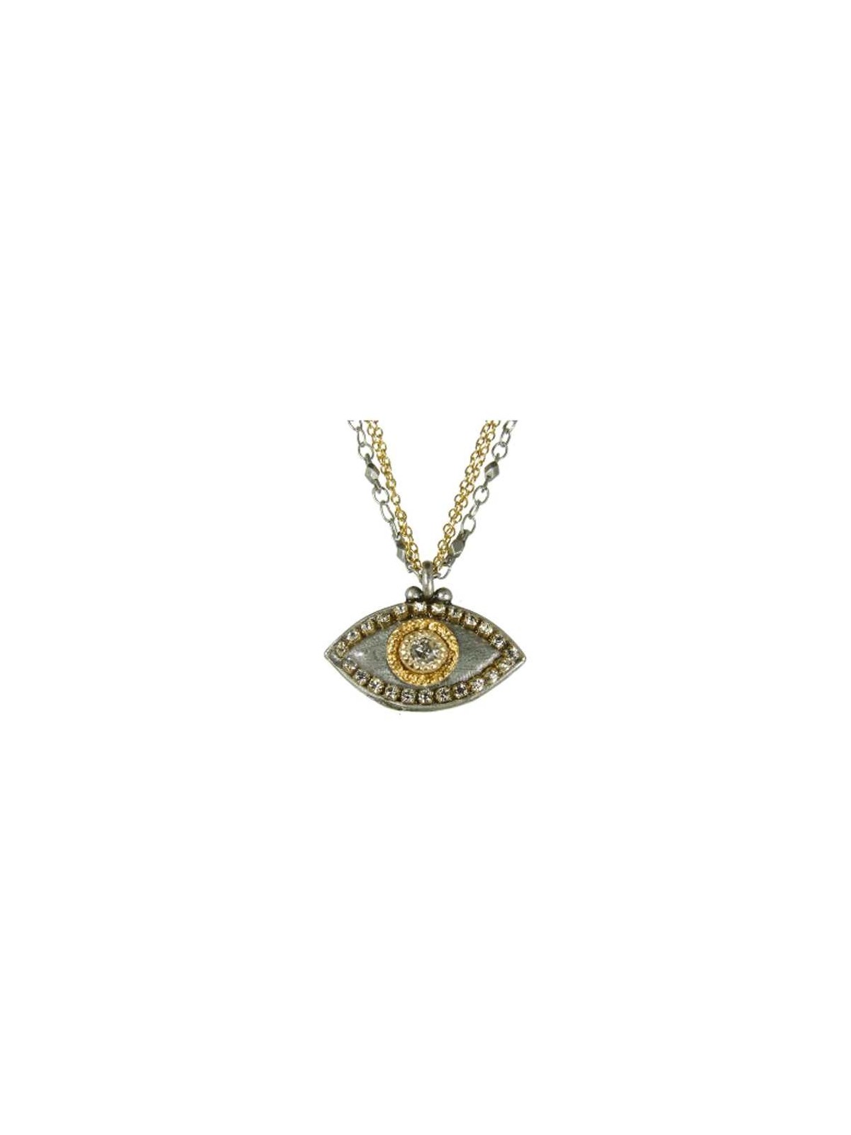 Silver Gray Evil Eye Necklace | Jewelry | Judaica