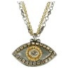 Silver Gray Evil Eye Necklace | Jewelry | Judaica