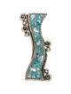 Aqua Marine Mezuzah Case | Mezuzahs | Judaica