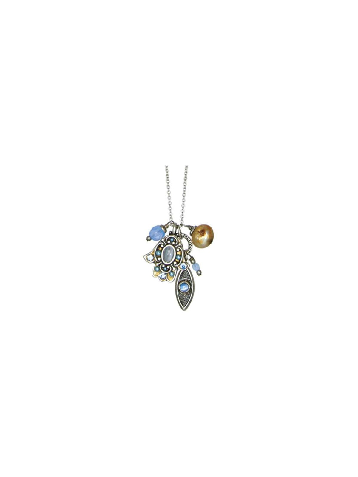Hamsa Eye Blue Necklace | Jewelry | Judaica
