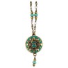 Gold and Green Star of David Necklace | Jewelry | Judaica