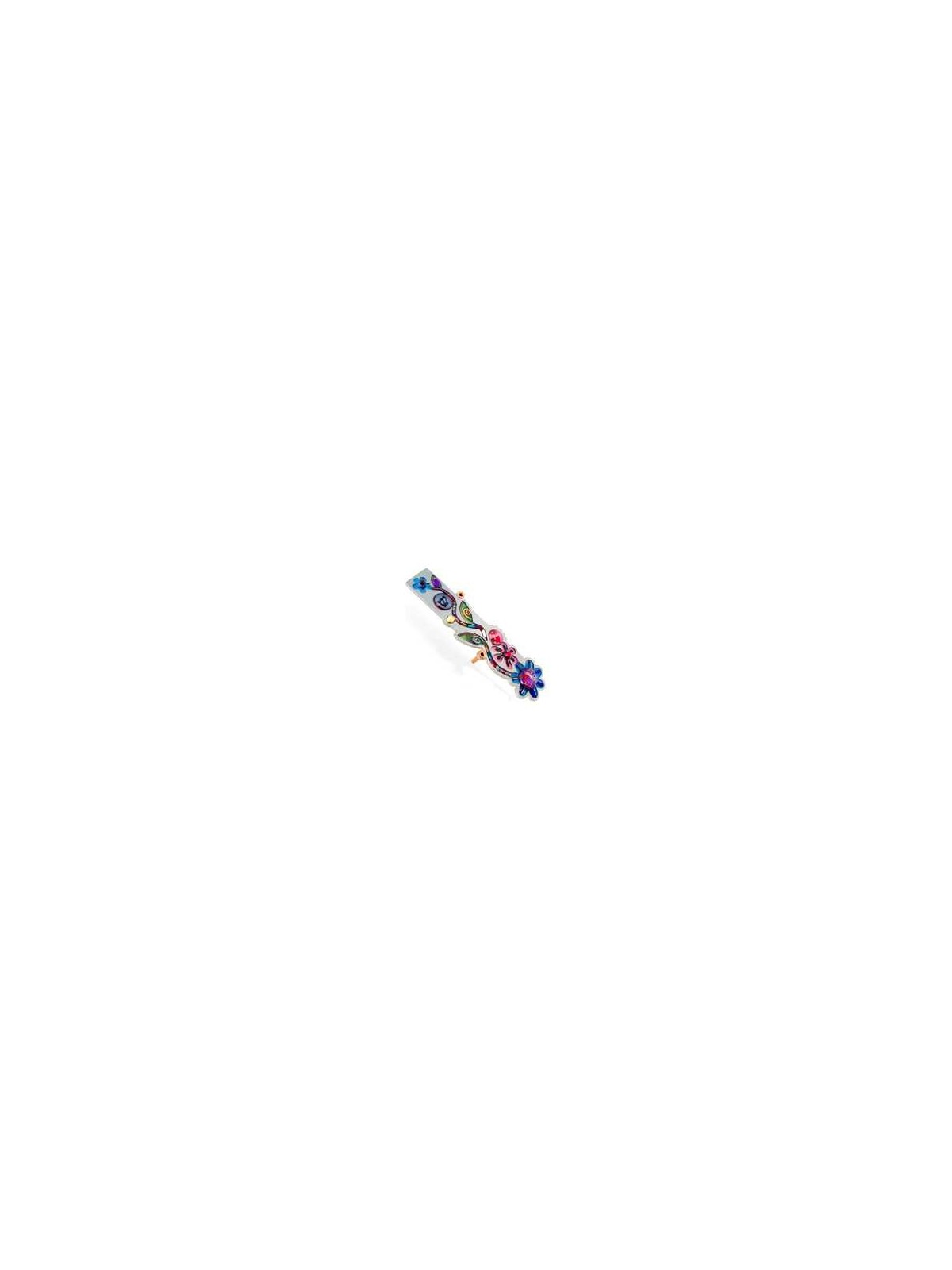 Rainbow Flower Mezuzah Case | Mezuzahs | Judaica