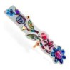 Rainbow Flower Mezuzah Case | Mezuzahs | Judaica
