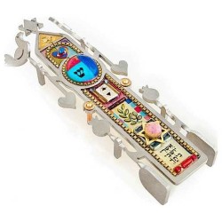 Column of Blessing Mezuzah Case | Mezuzahs | Judaica