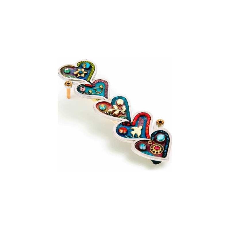 Tower of Hearts Mezuzah Case | Mezuzahs | Judaica