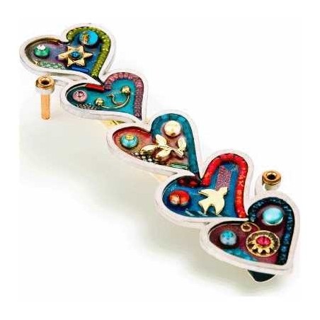 Tower of Hearts Mezuzah Case | Mezuzahs | Judaica