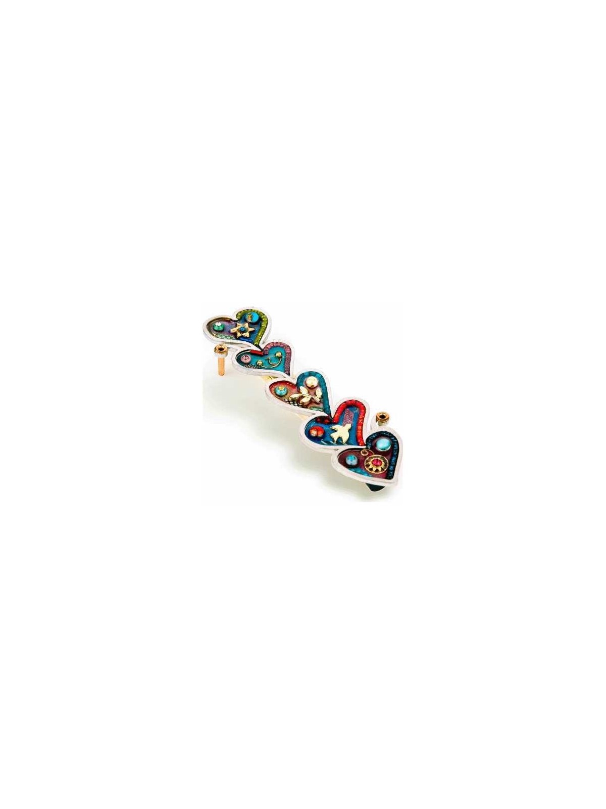 Tower of Hearts Mezuzah Case | Mezuzahs | Judaica