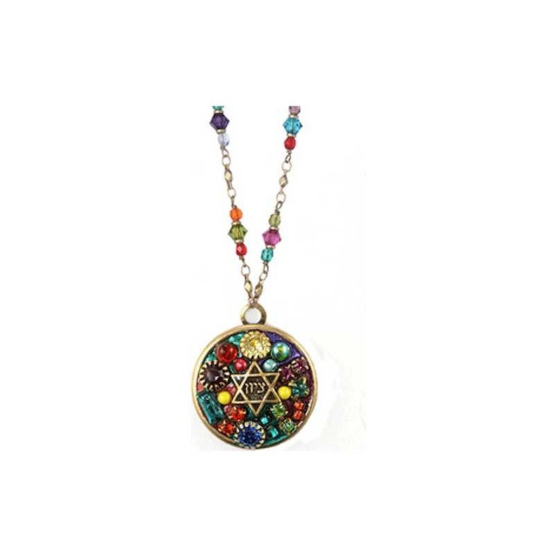 Multibright Star of David Necklace | Jewelry | Judaica