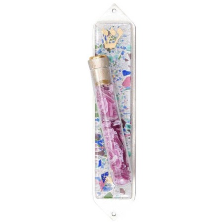 Fiesta Wedding Breaking Glass Keepsake Mezuzah Cas | Wedding | Judaica