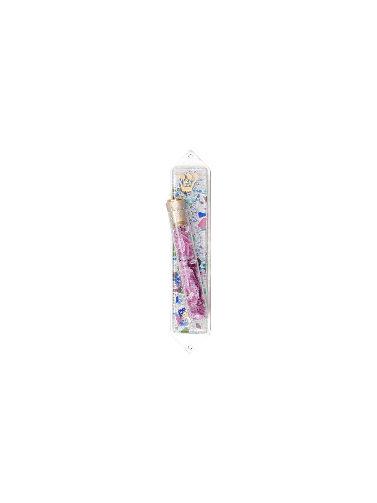 Fiesta Wedding Breaking Glass Keepsake Mezuzah Cas | Wedding | Judaica