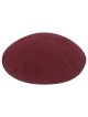 Maroon Suede Kippah | Kippahs | Judaica