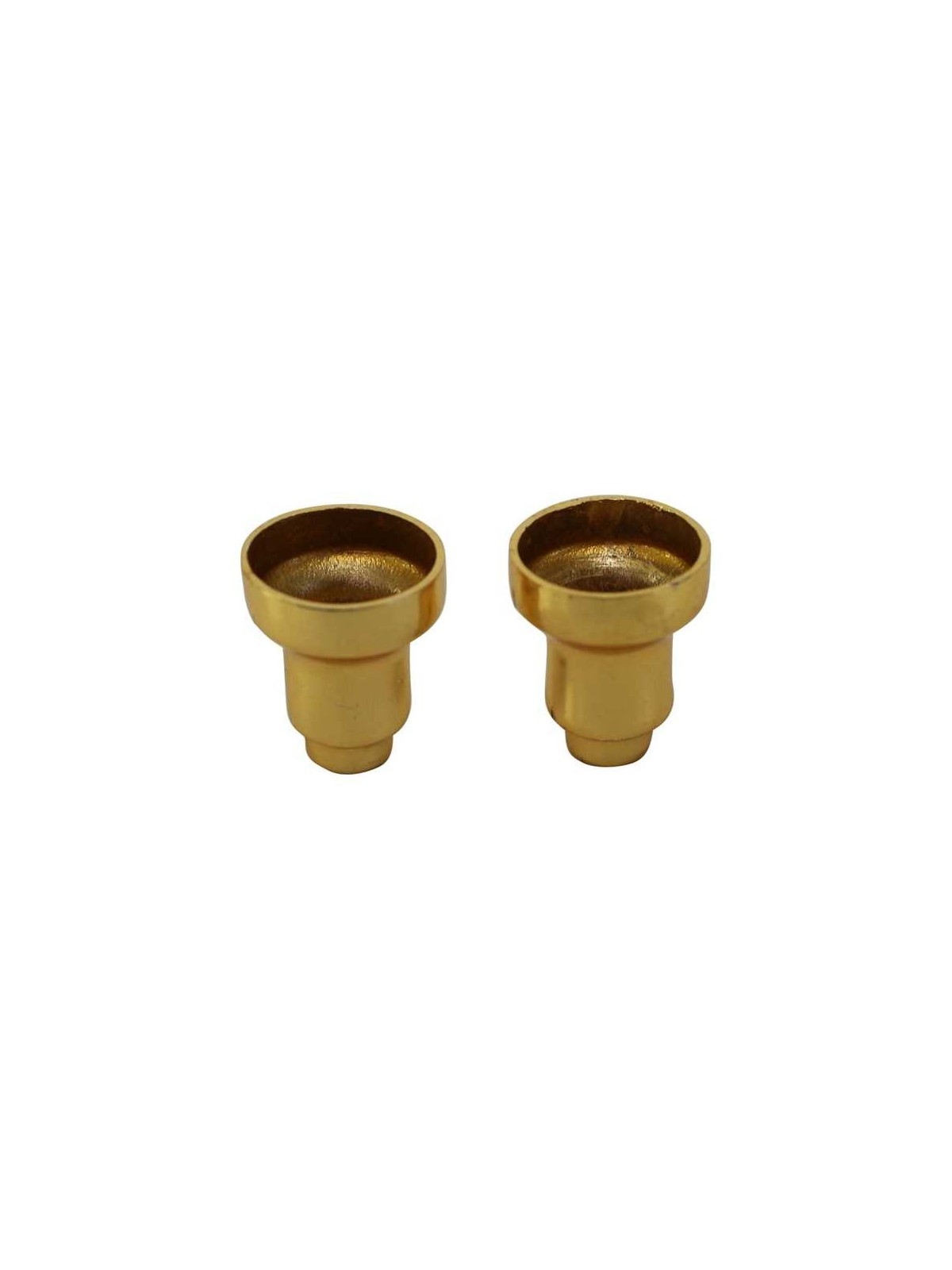 Gold Menorah Wax Drip Cups - Set of 9 | Hanukkah | Judaica