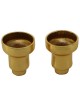 Gold Menorah Wax Drip Cups - Set of 9 | Hanukkah | Judaica