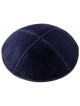 Navy Suede Kippah | Kippahs | Judaica