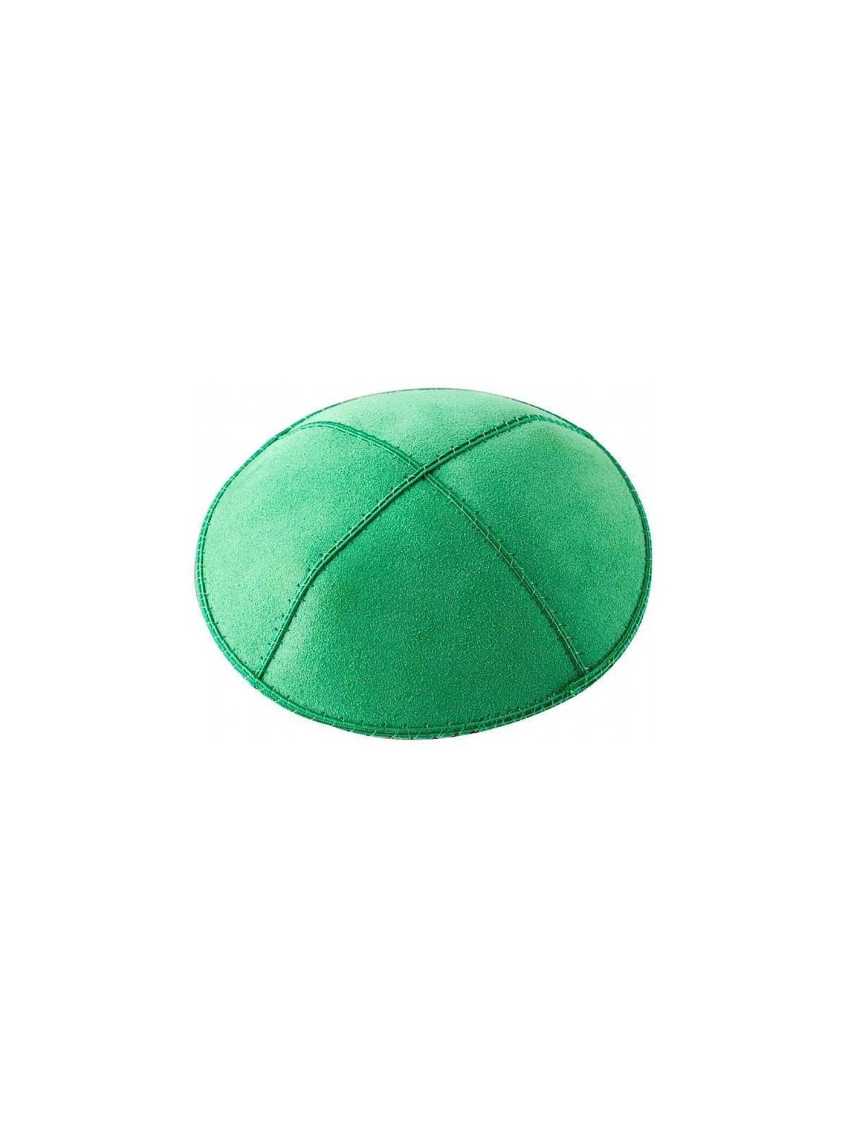 Green Suede Kippah | Kippahs | Judaica