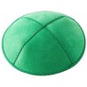 Green Suede Kippah | Kippahs | Judaica