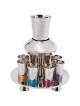 Multicolor Banded Kiddush Fountain | Kiddush Cups | Judaica