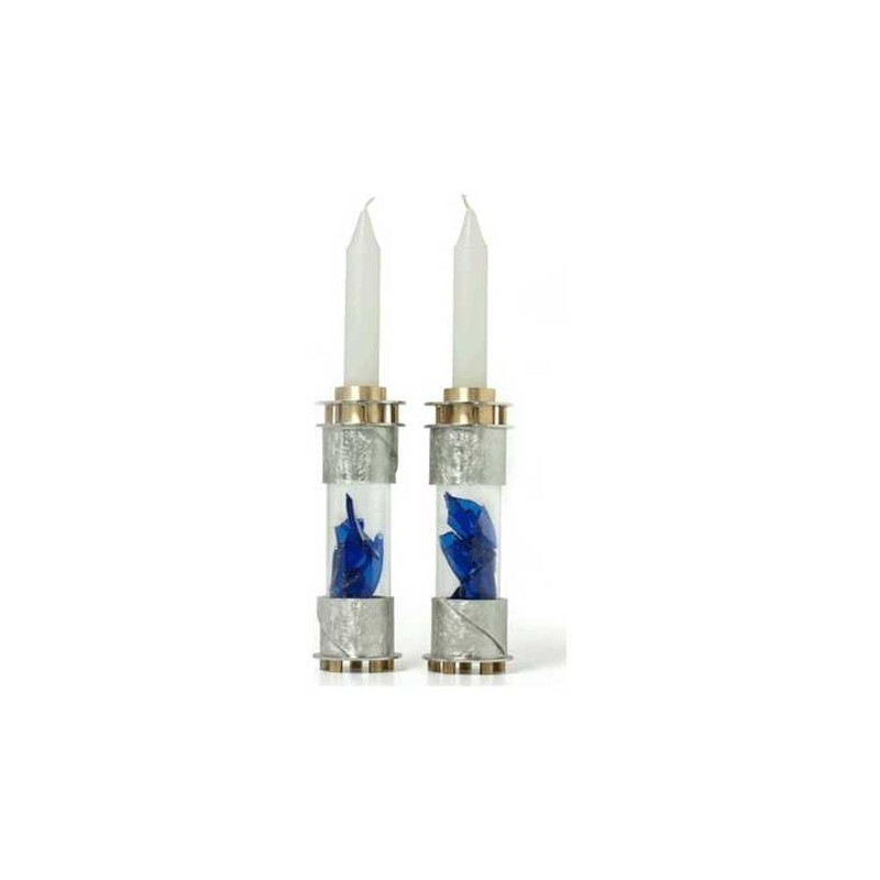 Round Wedding Breaking Glass Keepsake Candlesticks | Wedding | Judaica