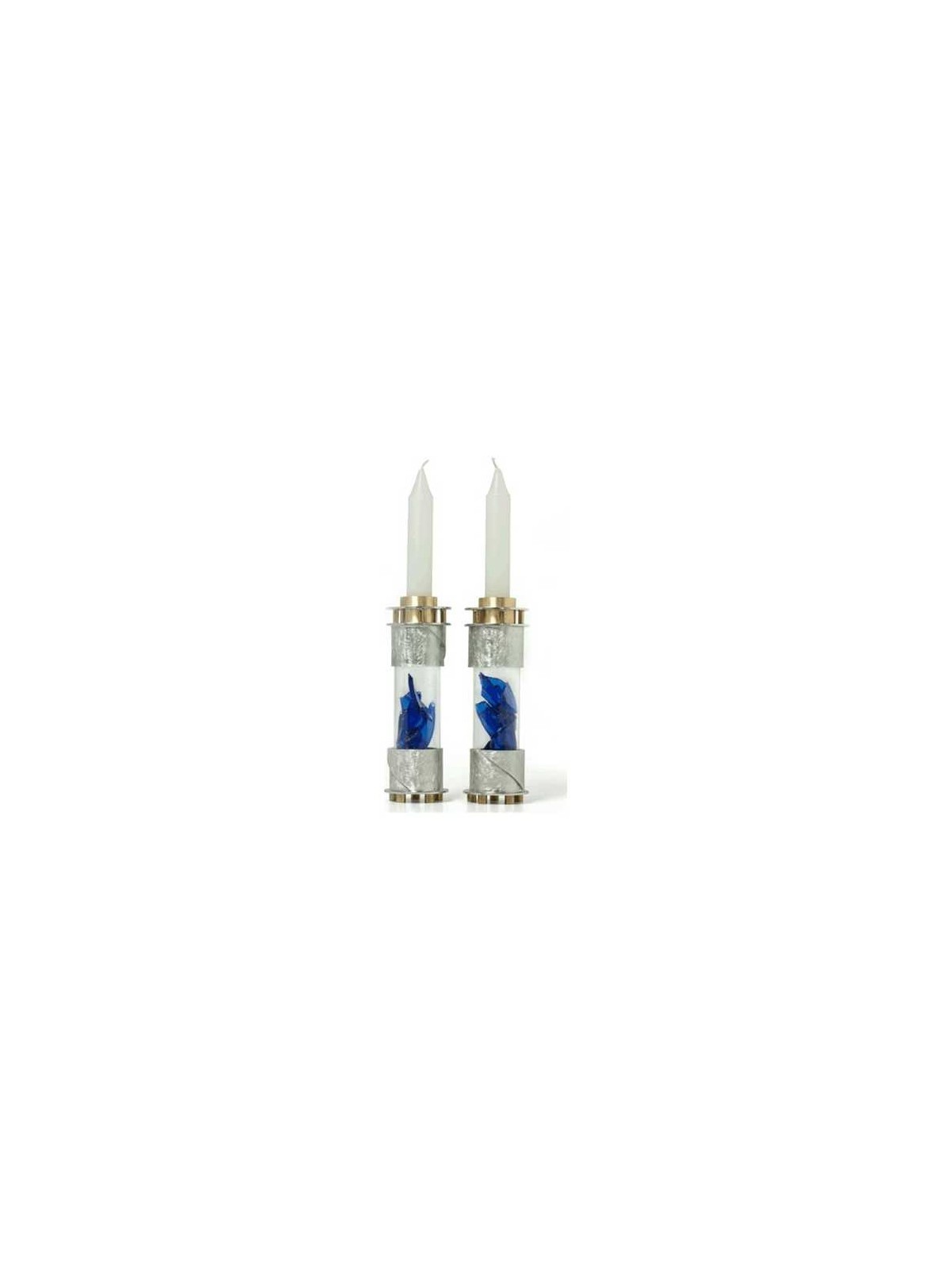 Round Wedding Breaking Glass Keepsake Candlesticks | Wedding | Judaica