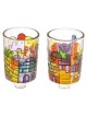 Jerusalem Neronim Glass Candle Holder | Candle Holders | Judaica