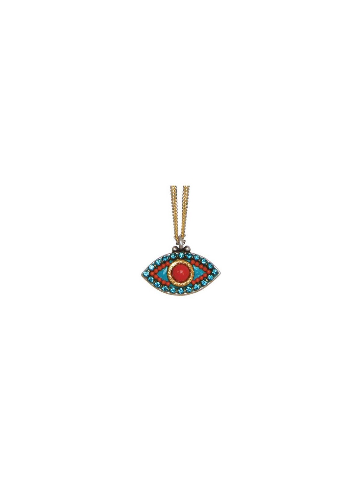 Coral Sea Evil Eye Necklace | Jewelry | Judaica