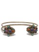 Multibright Double Hamsa Cuff Bracelet | Jewelry | Judaica