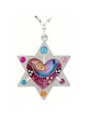 Star of David with Heart & Dove Necklace | Jewelry | Judaica
