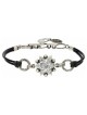 Crystal Star of David Leather Bracelet | Jewelry | Judaica