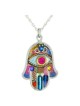 Vibrant Hamsa Necklace | Jewelry | Judaica