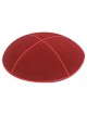 Red Suede Kippah | Kippahs | Judaica