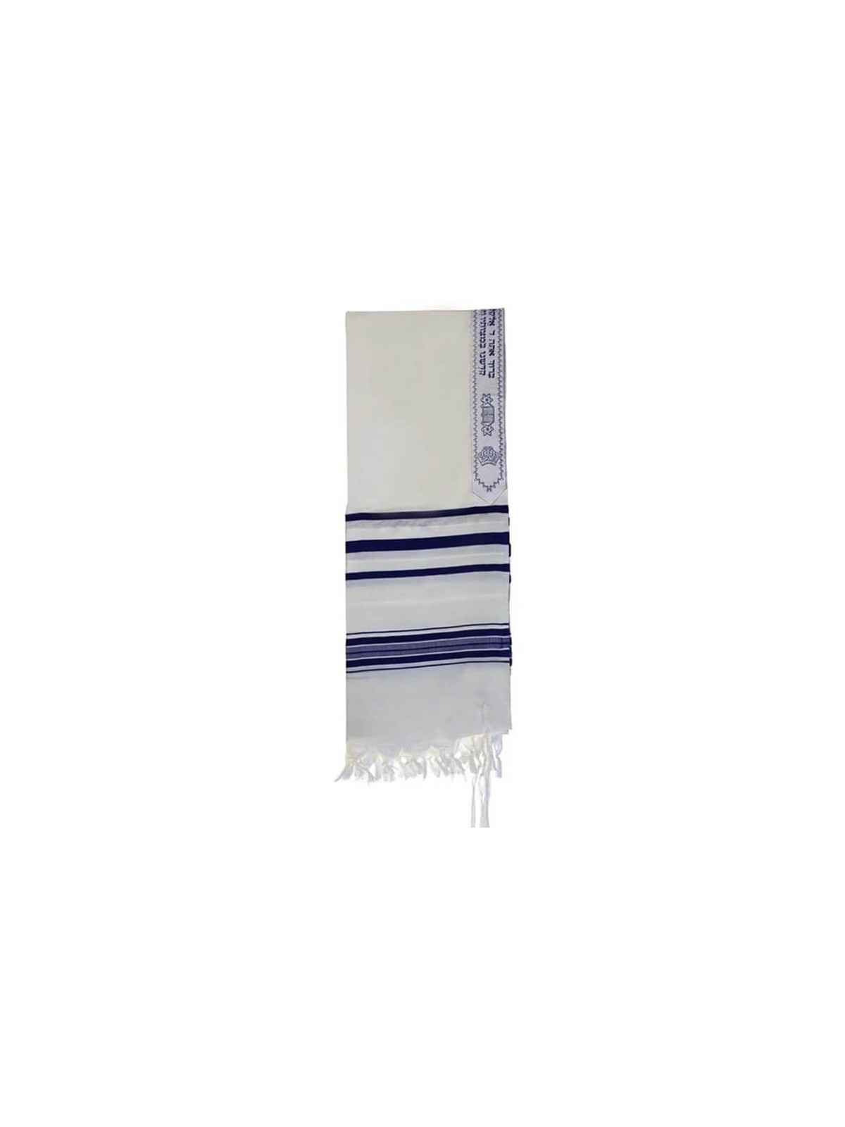 Traditional Blue Stripe Wool Tallit | Tallit/Tallis | Judaica