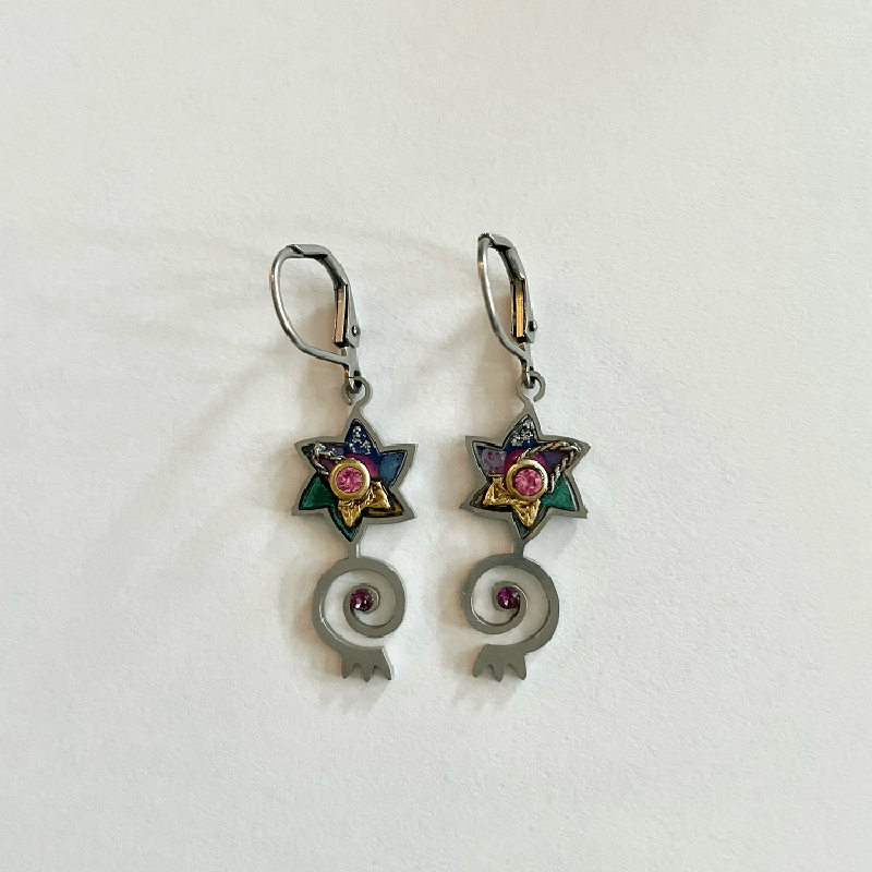 Star & Spiral Earrings | Jewelry | Judaica