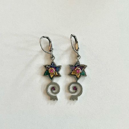 Star & Spiral Earrings | Jewelry | Judaica