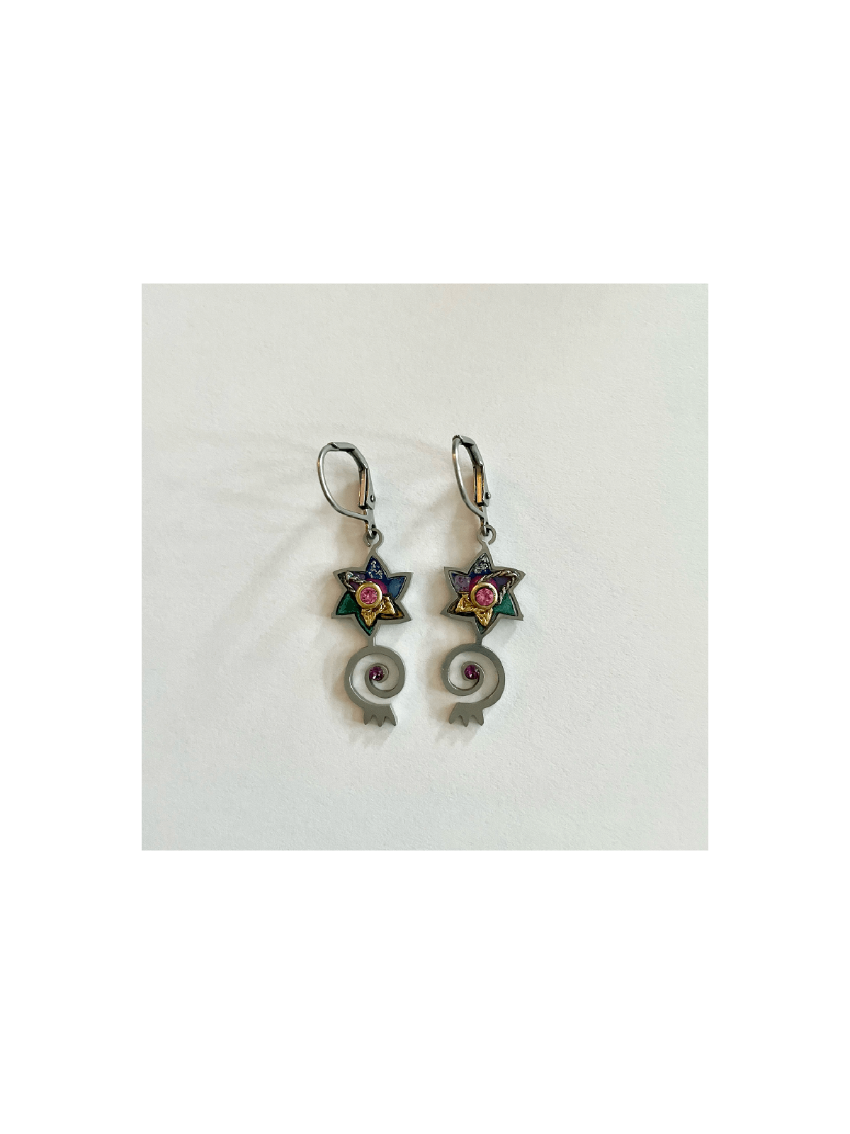 Star & Spiral Earrings | Jewelry | Judaica