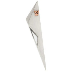 Sanded Mezuzah Case with Window | Mezuzahs | Judaica