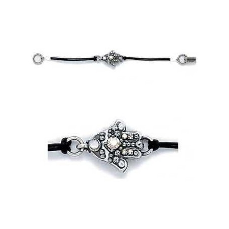 Hematite Hamsa Bracelet | Jewelry | Judaica